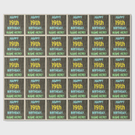 Papel De Regalo Madera Falsa, Apariencia de Texto nepie con madera