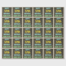 Papel De Regalo Madera falsa, aspecto de texto pintado, cumpleaños