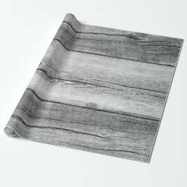 Papel De Regalo Madera rústica de granero de boda campestre