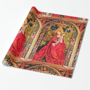 PAPEL DE REGALO MADONNA DEL ROSA BOWER