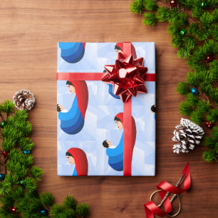 Papel De Regalo Madonna y el niño