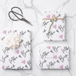 Papel de Regalo Madre de la Novia Hoja Plana Juego
