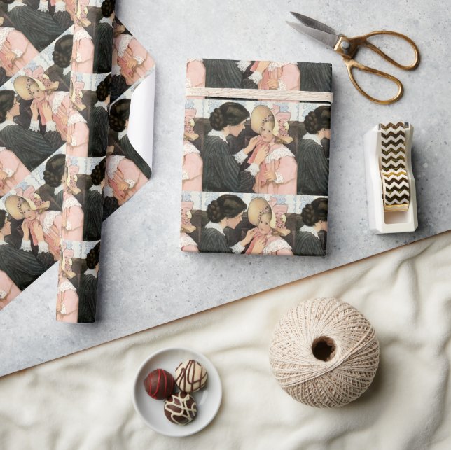 Papel De Regalo Madre e hijo de Jessie Willcox Smith (Artesanía)