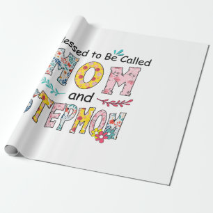 Papel De Regalo Madre Madre Y Madrastra Cumpleaños