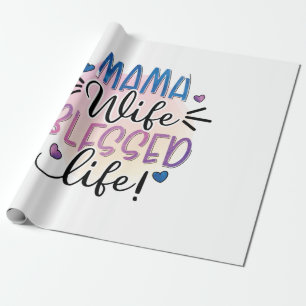 Papel De Regalo Madre Regalo Mamá Esposa Bendición Vida