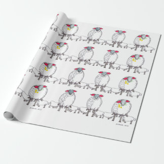 Papel De Regalo Madres y bebés Navidades ovejas
