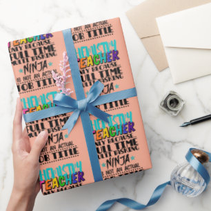 Papel De Regalo Maestro de Química Sólo Porque A Tiempo Completo M