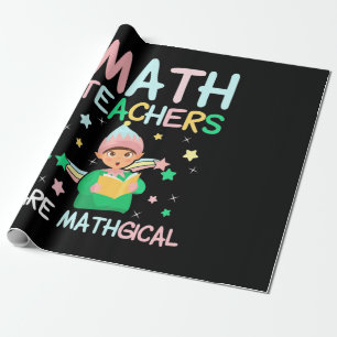 Papel De Regalo Maestros matemáticos son matemáticos