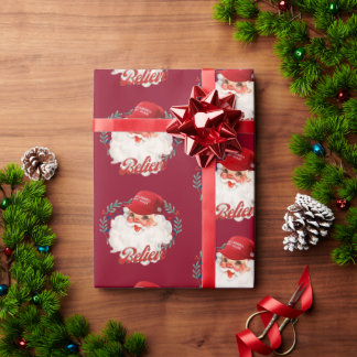 Papel De Regalo MAGA Santa Cree que Trump es un documento de ajust