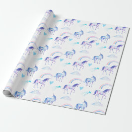 Papel De Regalo Magia de Unicorn