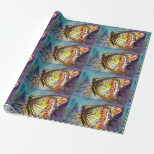 PAPEL DE REGALO MAGIC BUTTERFLY IN BLUE