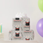 Papel De Regalo Magic Show Magician Kids Birthday Custom Name<br><div class="desc">Un adorable espectáculo mágico de diseño de fiestas de cumpleaños para niños magos. Una hermosa magia muestra un diseño temático que se puede personalizar a tus detalles. Favoritos de cumpleaños, decoración y regalos de magia. Perfecto para los amantes de los espectáculos de magia, los magos y los diseños de los...</div>