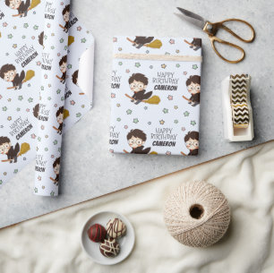 Papel De Regalo Magical HARRY POTTER™ y Hogwarts Cumpleaños
