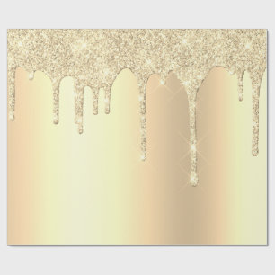 Papel De Regalo Magníficas y modernas perforaciones de purpurinas