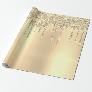 Papel De Regalo Magníficas y modernas perforaciones de purpurinas
