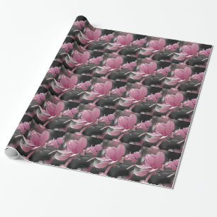 Papel De Regalo Magnolia de Saucer Rosa Japonesa