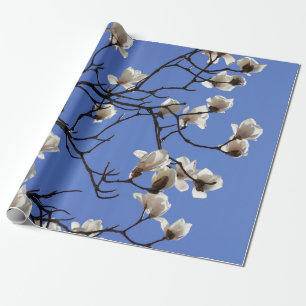 Papel De Regalo Magnolias florecientes