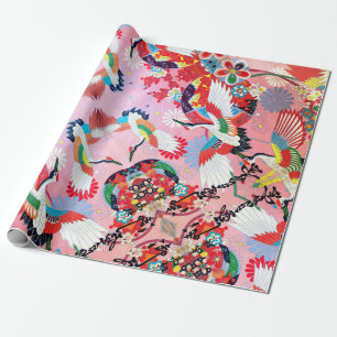 Papel De Regalo Mah Jongg Egrets