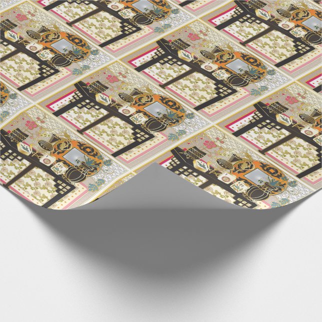 Papel De Regalo Mah Jongg Table (Esquina)