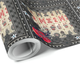 Papel De Regalo Mahjong enmarcó