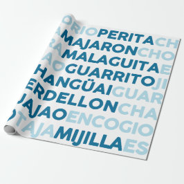 Papel De Regalo Malaguita