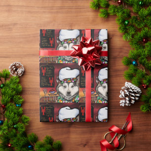 Papel De Regalo Malamute de Alaska