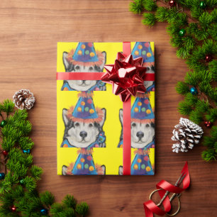 Papel De Regalo Malamute de Alaska