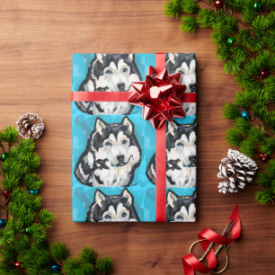 Papel De Regalo Malamute de Alaska