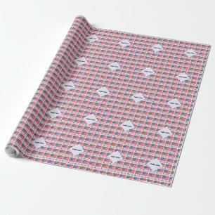 Papel De Regalo Malaysia Bandera De Malasia Tiled Negro Personaliz