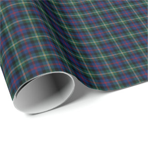 Papel De Regalo Malcolm Clan Tartán - Repetición de un patrón pequ