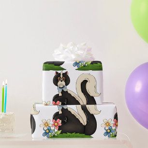 Papel De Regalo Maletero con flores