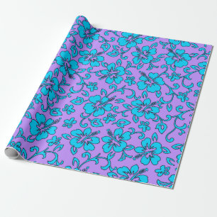 Papel De Regalo Malia Hibiscus Hawaiian Pareau Print