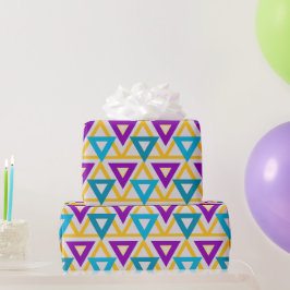 Papel De Regalo Malla del triángulo de Bauhaus