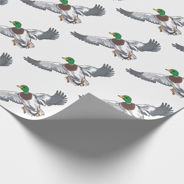 Papel De Regalo Mallard Duck (Esquina)