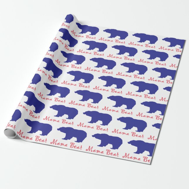 Papel De Regalo Mama Bears (Desenrollado)
