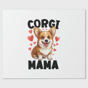 Papel De Regalo Mamá Corgi - Mama Corgi Adorable