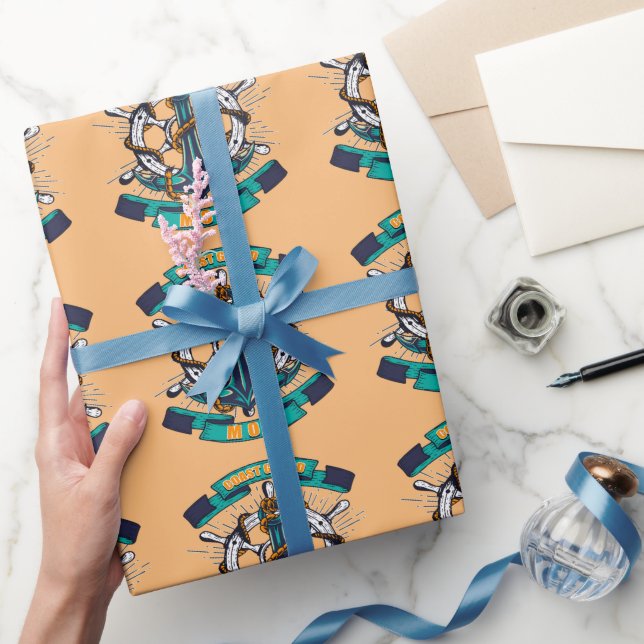 Papel De Regalo Mamá de la guardia costera (Regalar)