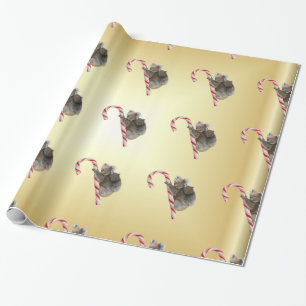 Papel De Regalo Mamá del oso de koala y bastón de caramelo de Jo