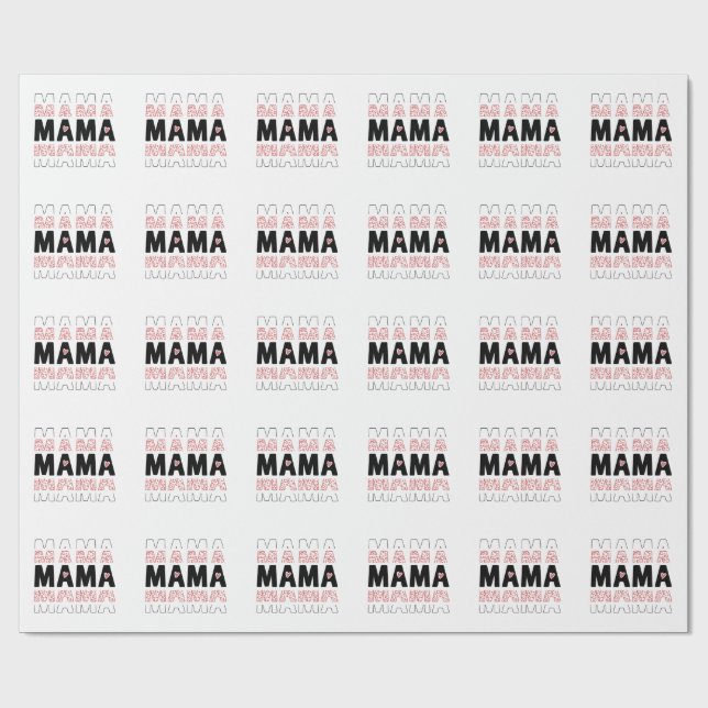 Papel De Regalo MAMA Gift Wrapping Paper (Superficie plana)