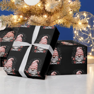 Papel De Regalo Mamma Gnomo Navidad Pijama Familia Grupo