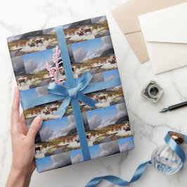 Papel De Regalo Manada de renos en las montañas al norte de Røros
