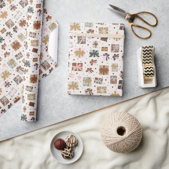 Papel De Regalo mañana de los navidades (Artesanía)