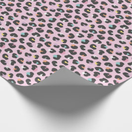 Papel De Regalo manchas de leopardo de color Pastel