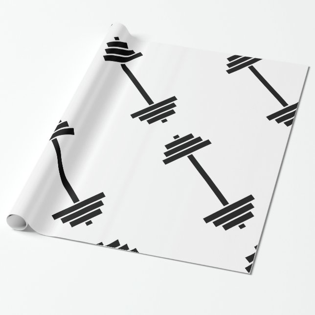 Papel De Regalo Mancuernas (Desenrollado)