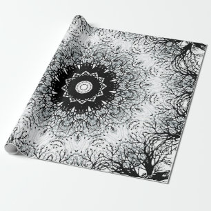 Papel De Regalo Mandala abstracta sin inconvenientes, círculo redo