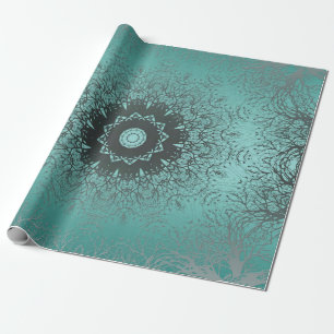 Papel De Regalo Mandala abstracta sin inconvenientes, círculo redo
