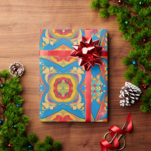 Papel De Regalo Mandala, arte simétrico
