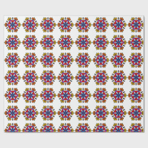 Papel De Regalo Mandalá de calabaza de Halloween