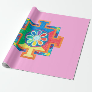 Papel De Regalo Mandala de la creación acuarela