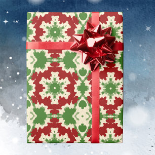 Papel De Regalo Mandala festiva retro